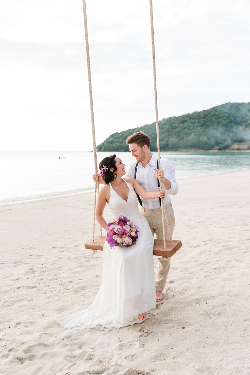 Thailand Wedding Photographer After Wedding Photoshooting Koh Samui Chai Talay