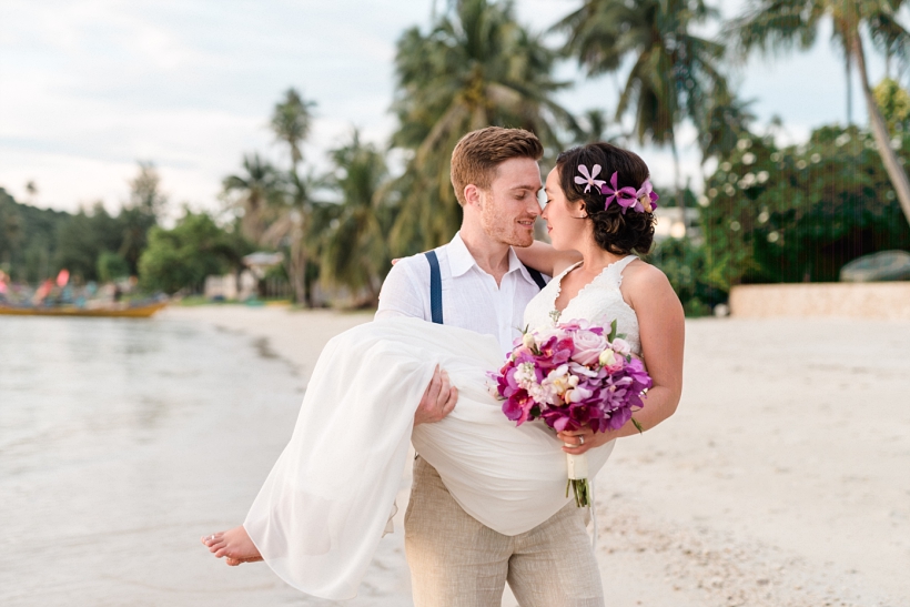 Thailand Wedding Photographer After Wedding Photoshooting Koh Samui Chai Talay