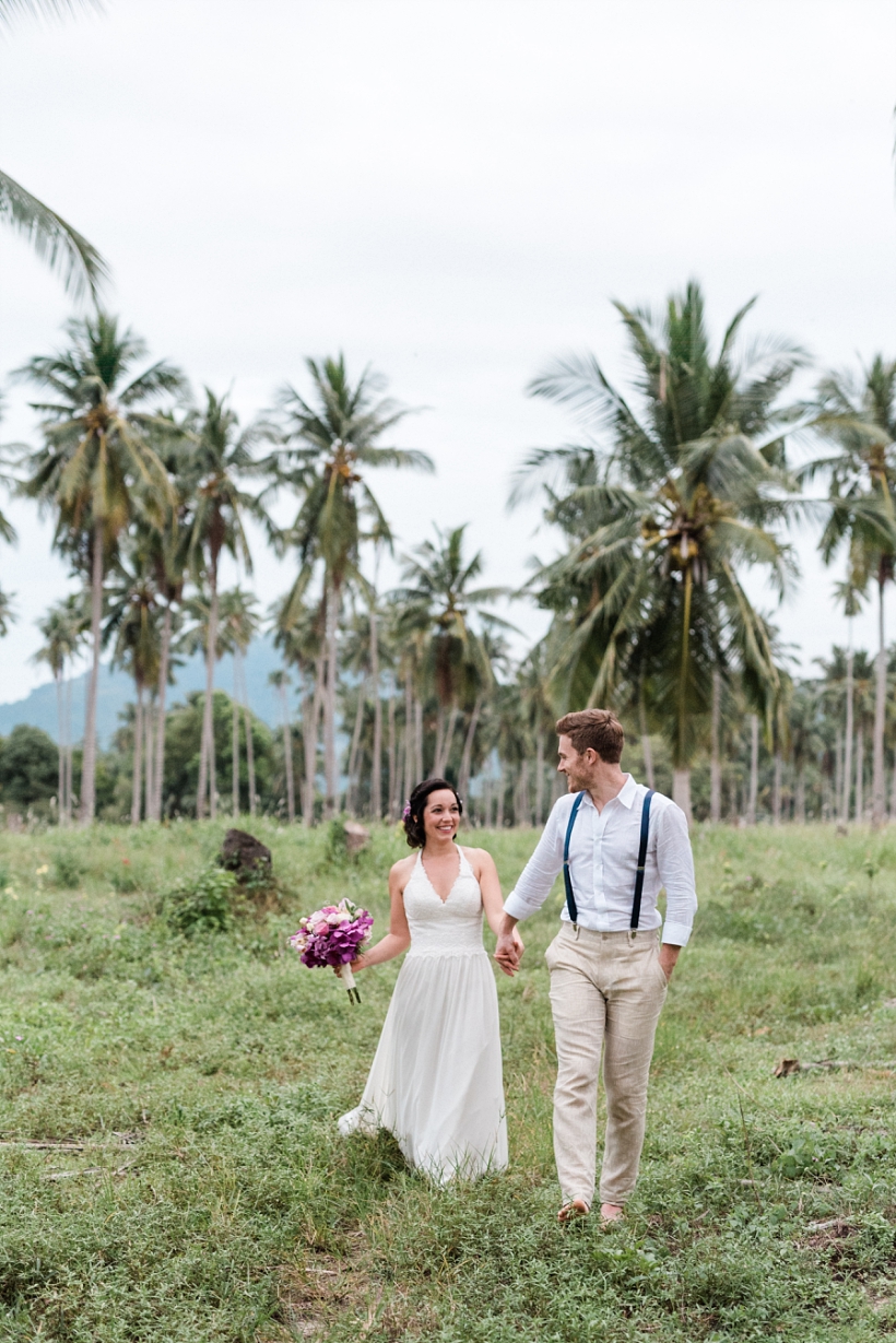 Thailand Wedding Photographer After Wedding Photoshooting Koh Samui Chai Talay