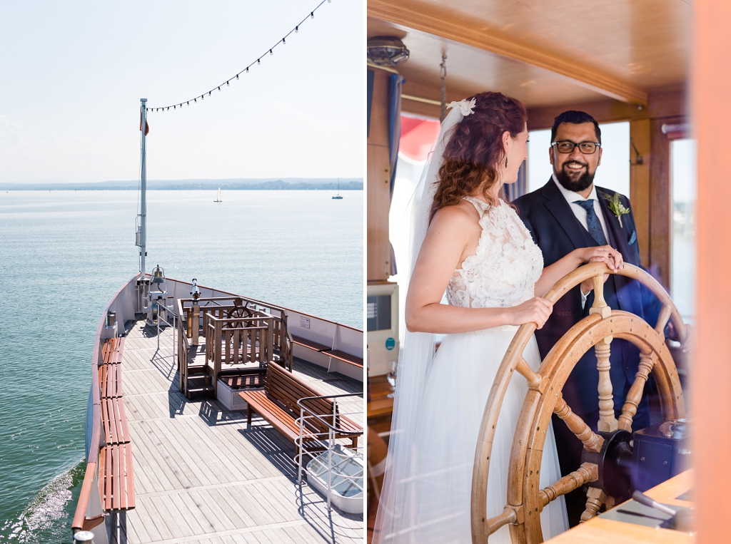 Ammersee Hochzeit auf dem Schiff Standesamt MS Dießen