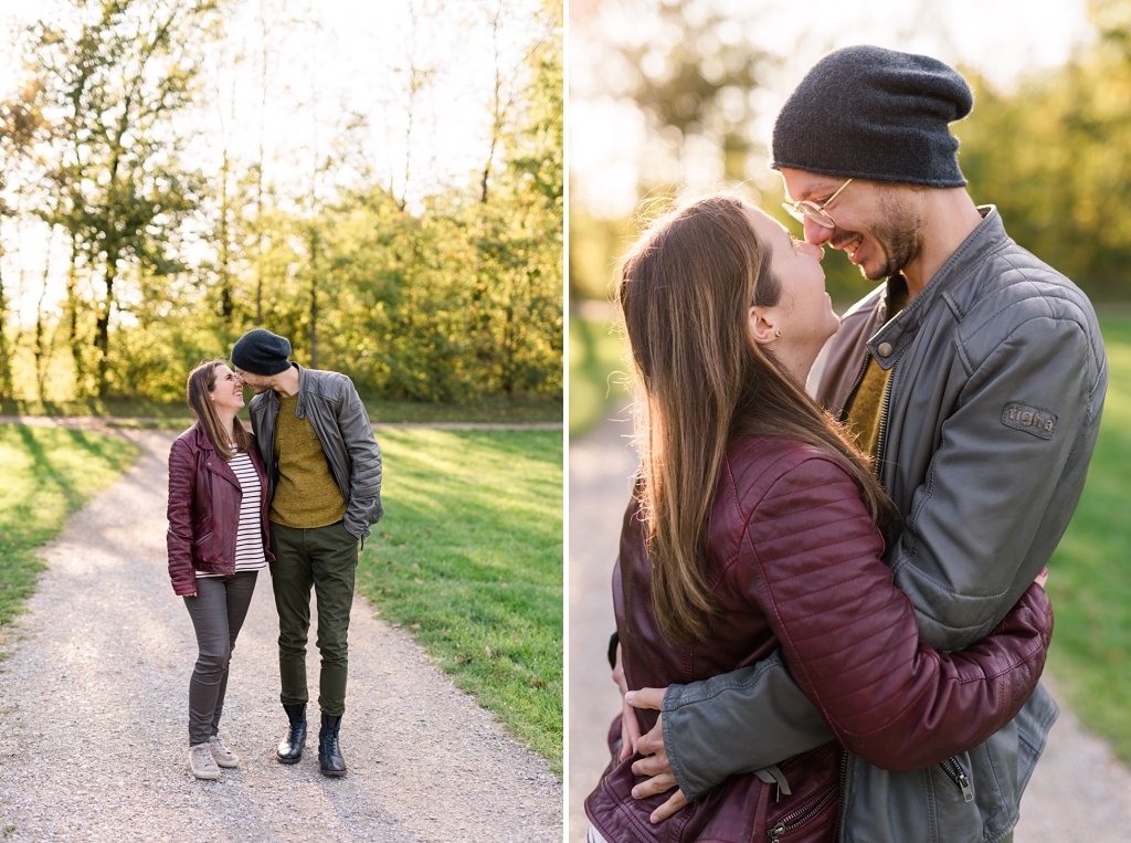 Verlobungsshooting Im Herbst Am Schloss Blutenburg Bei Munchen