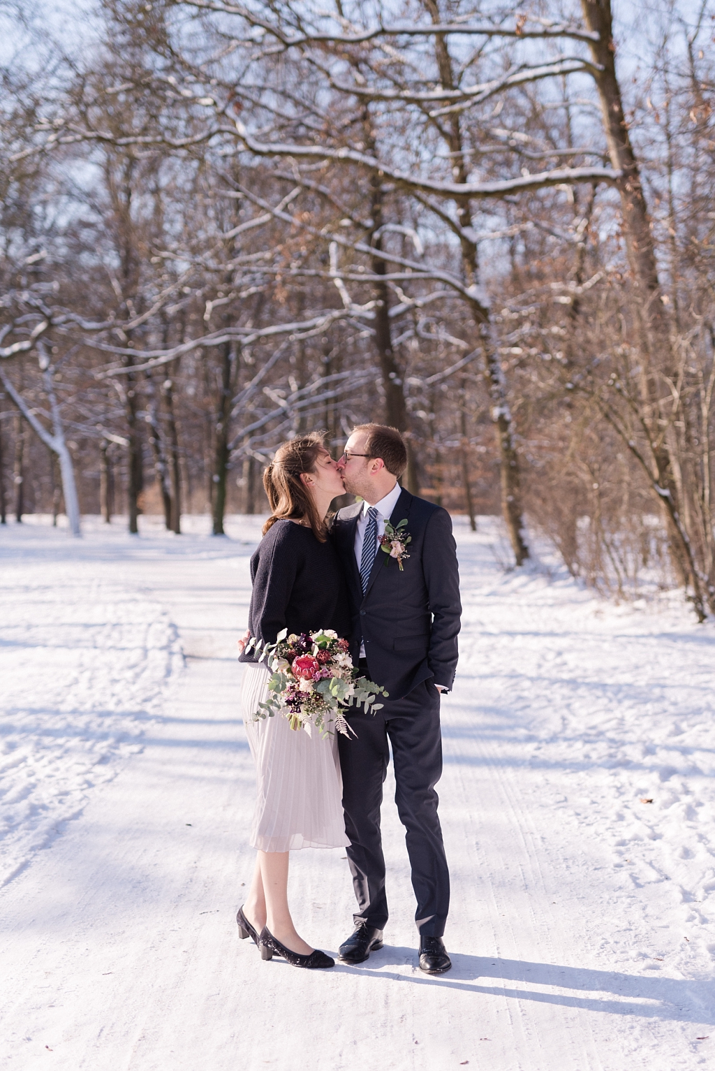 Hochzeitsfotos im Winter