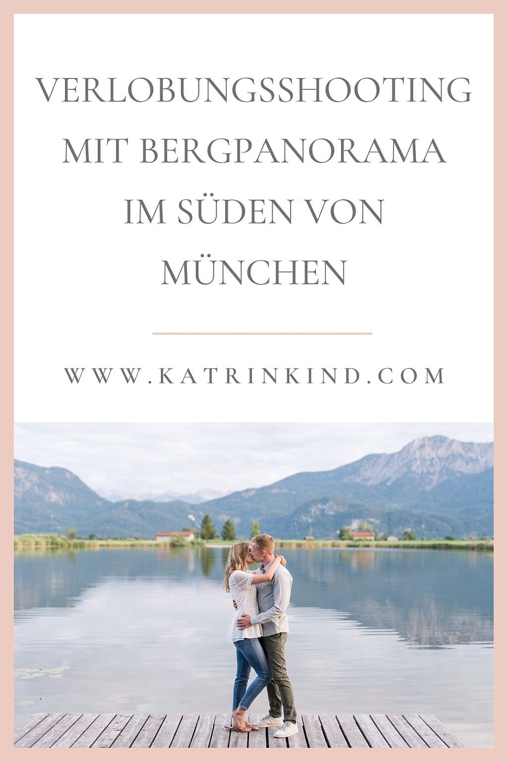 Fotoshooting mit Bergen und See bei München